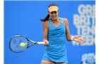 BIRMINGHAM, ENGLAND - JUNE 15:  Ana Ivanovic of Serbia in action during the Singles Final during Day Seven of the Aegon Classic at Edgbaston Priory Club on June 15, 2014 in Birmingham, England.  (Photo by Tom Dulat/Getty Images)